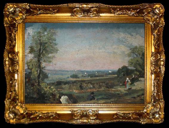 framed  John Constable Dedham Vale, ta009-2